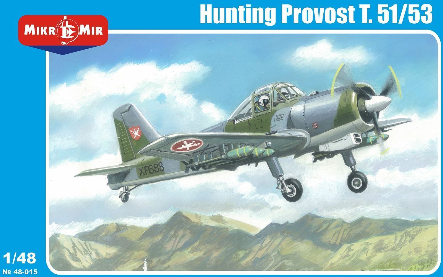 MikroMir 1/48 Hunting Provost T51/53 Plastic Model Kit