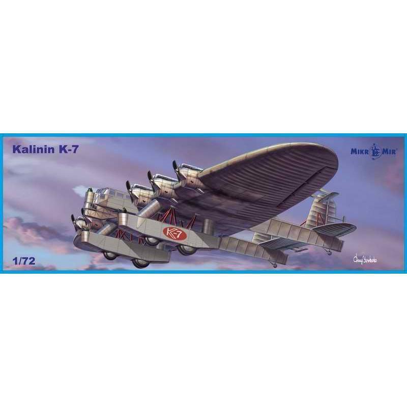 MikroMir 1/72 Kalinin K-7 Plastic Model Kit