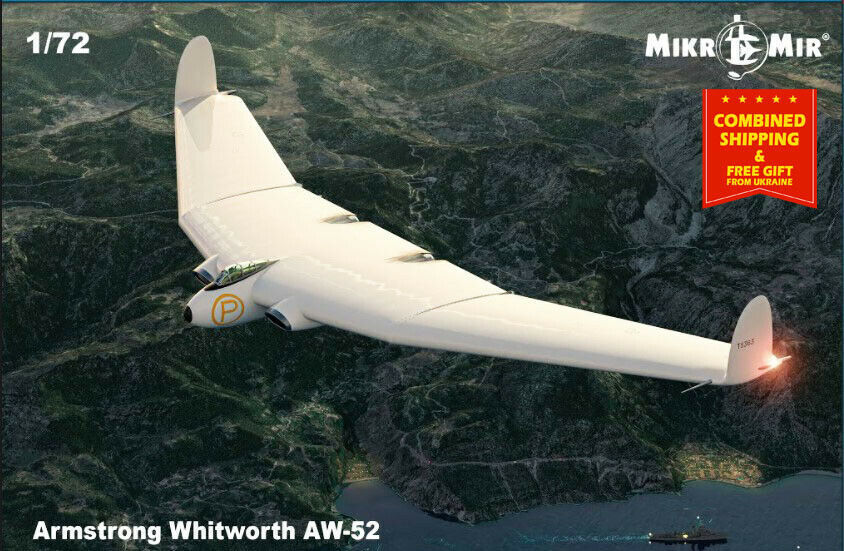 MikroMir 1/72 Armstrong Whitworth AW-52 Plastic Model Kit [72-016 ]