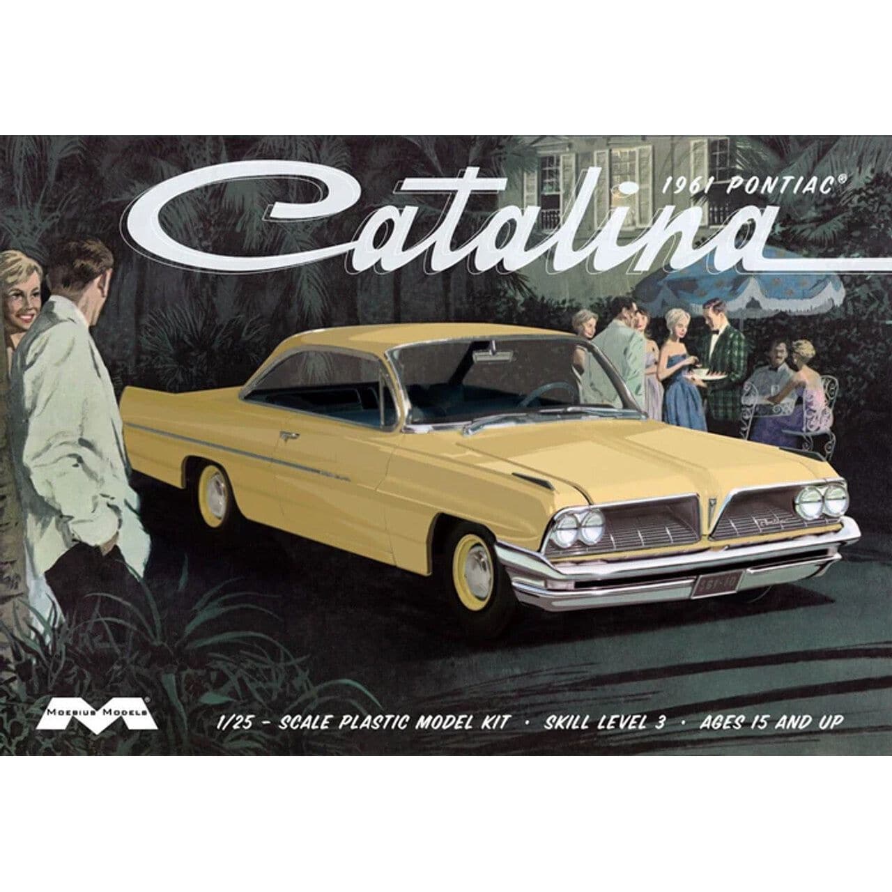 MOEBIUS 1/25 1961 Pontiac Catalina Plastic Model Kit