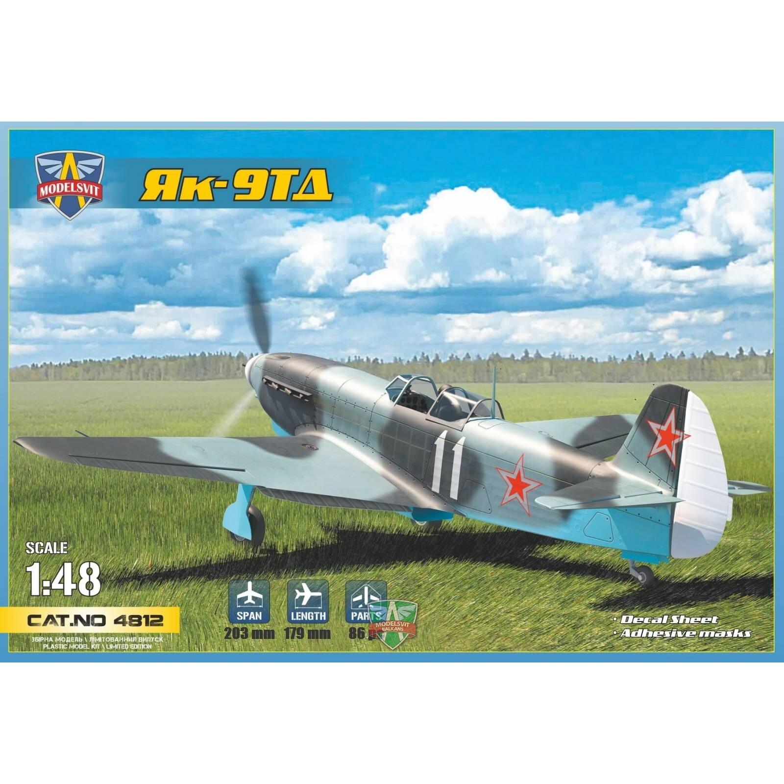 ModelSvit 1/48 Yak-9 TD Soviet WWII fighter Plastic Model Kit