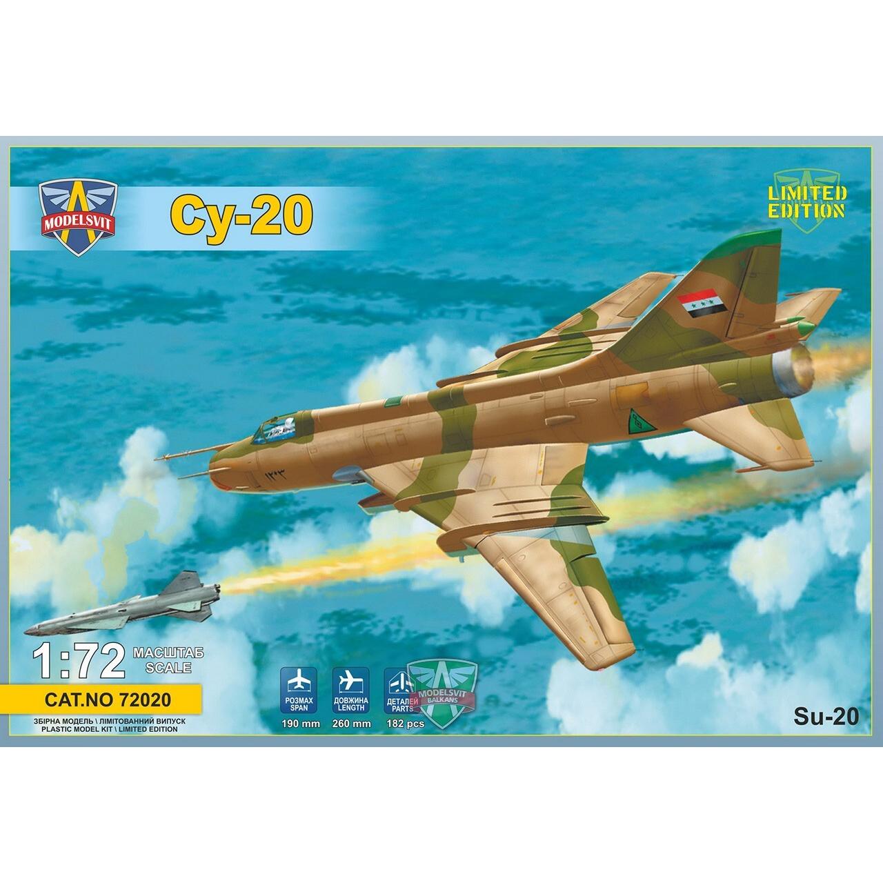 ModelSvit 1/72 Sukhoi Su-20 (with Kh-28 missile) Plastic Model Kit