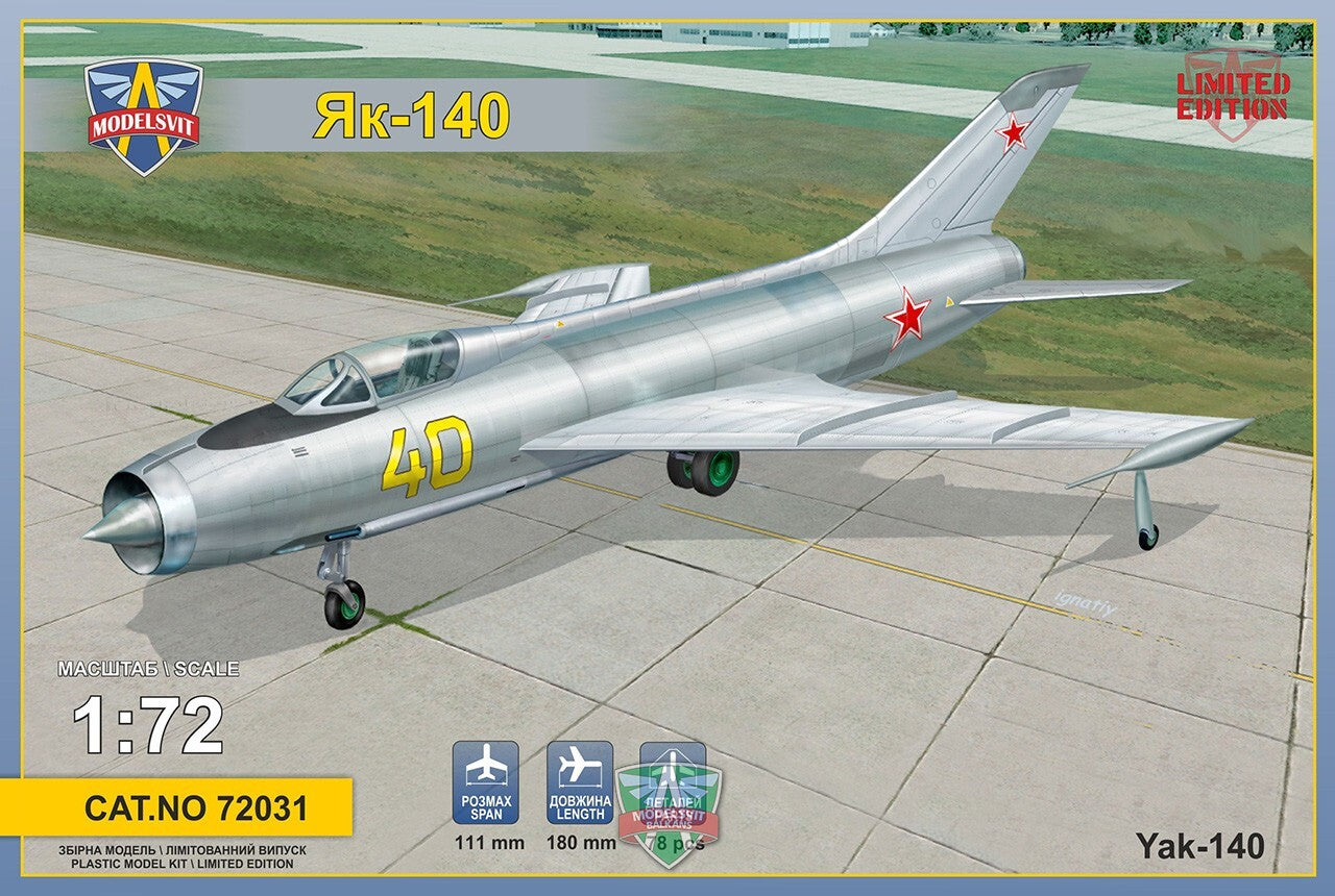 ModelSvit 1/72 Yak 140 Prototype Plastic Model Kit