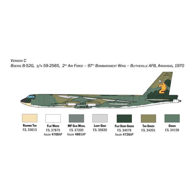 ITALERI 1/72 B-52G Stratofortress Early Version with Hound