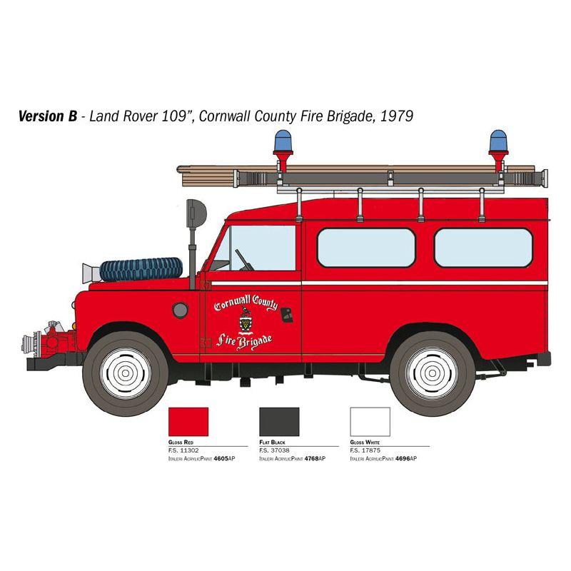 ITALERI 1/24 Land Rover Fire Truck