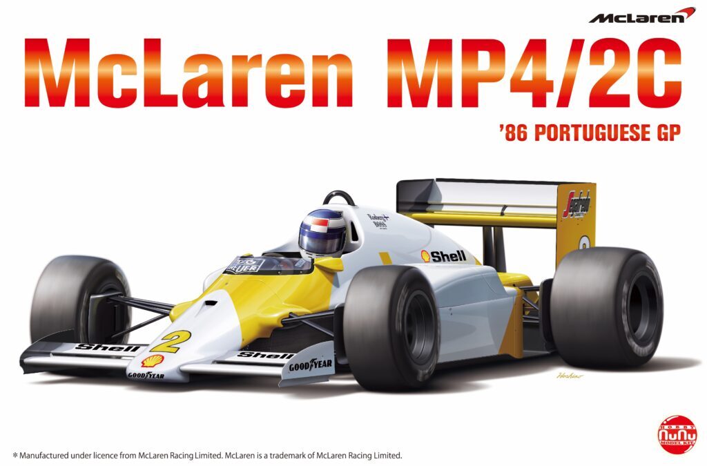 NuNu 1/24 MP4/2C GP Portugal 1986 Plastic Model Kit