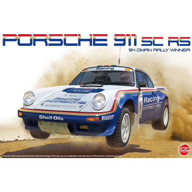 NuNu 1/24 Porsche 911 1984 Oman Rally Plastic Model Kit [24011]