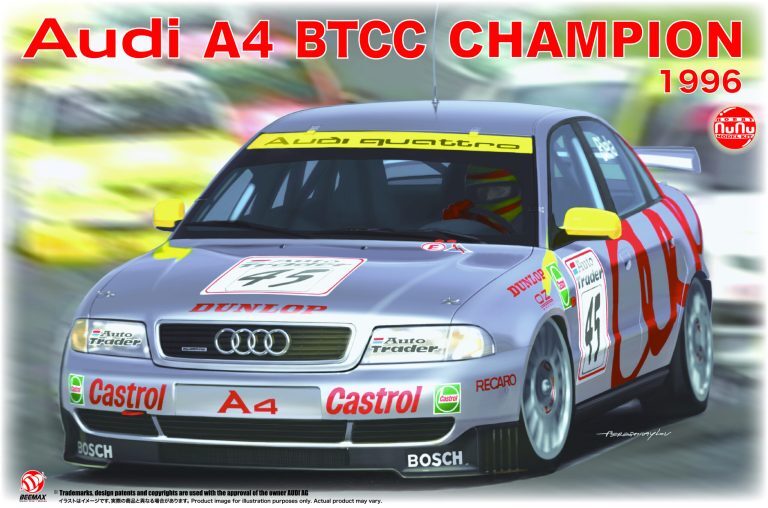 NuNu 1/24 Audi A4 Quattro 1996 BTCC Champion Plastic Model Kit