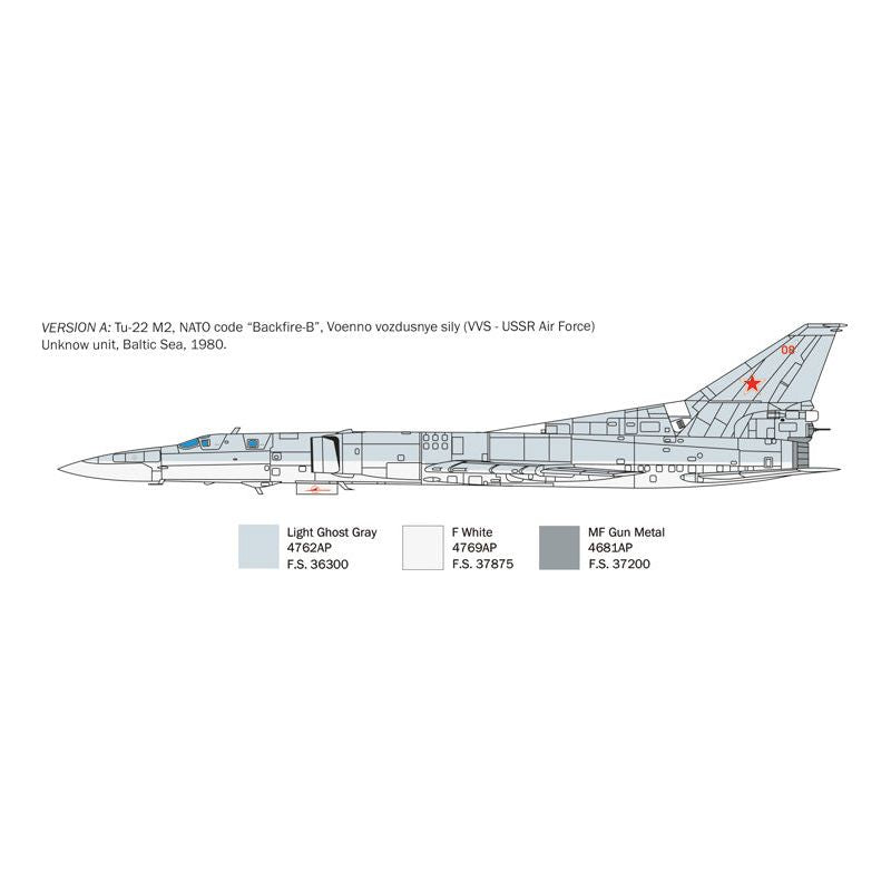 ITALERI 1/72 Tu-22M2 Backfire-B