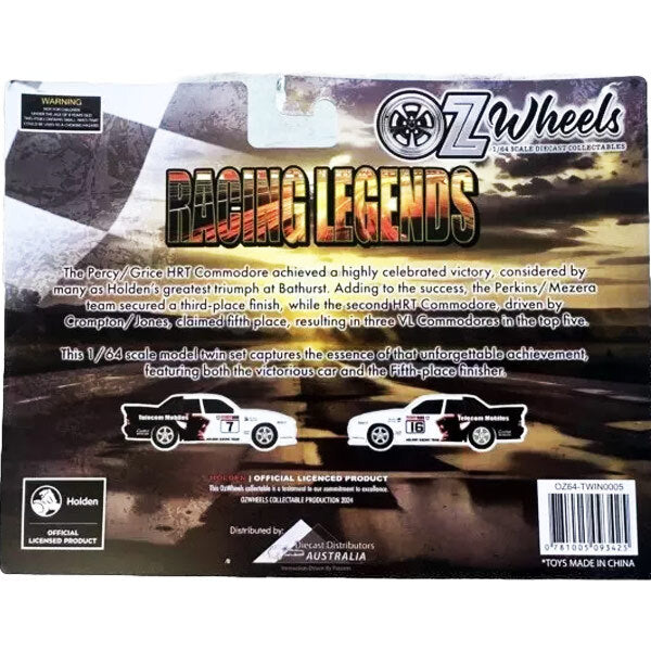 OZ WHEELS RACING LEGENDS HRT #16 & #7 VL 1 & 5 Finish 1/64