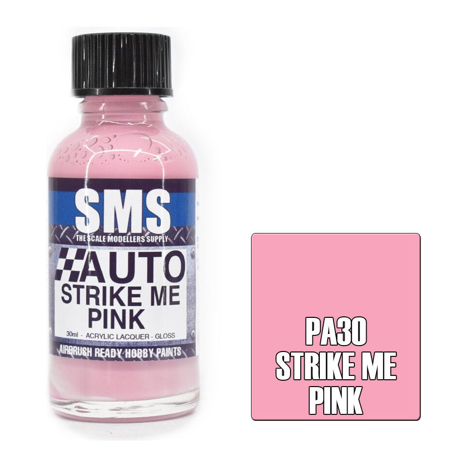 SMS Auto Colour Strike Me Pink Acrylic Lacquer 30ml