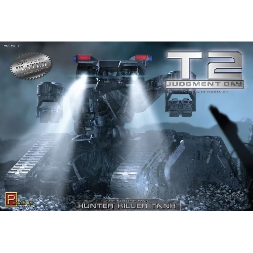 Pegasus 1/32 Terminator 2 Hunter Killer Tank Chrome Plated Edition Plastic Model Kit [9215]