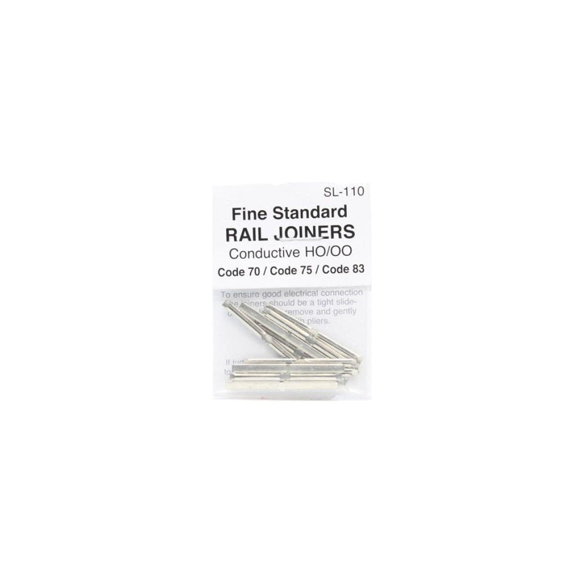 PECO OO/HO Streamline Rail Joiners Nickel Silver (For Code 75) (SL110)