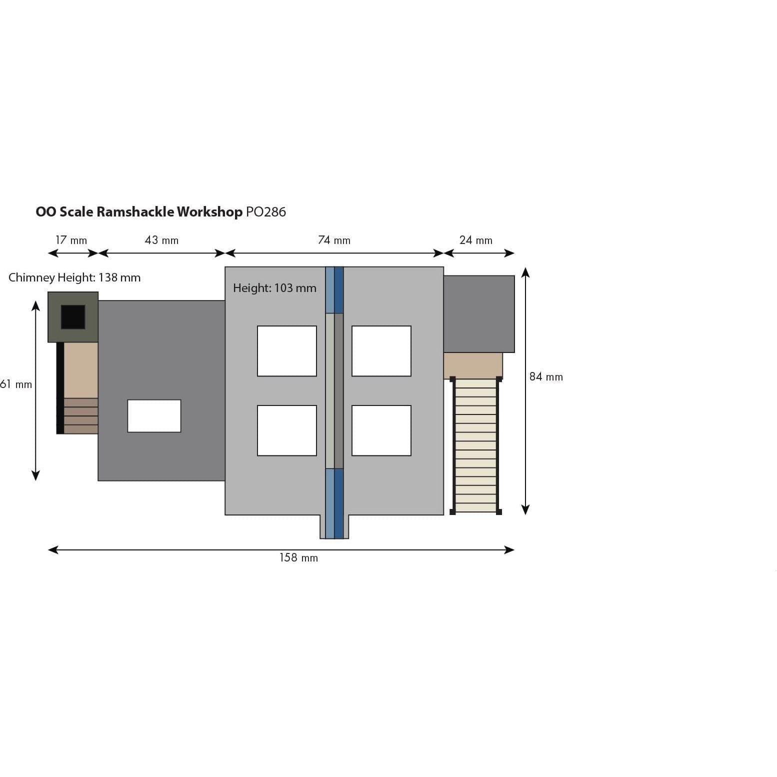 METCALFE OO/HO Ramshackle Workshop