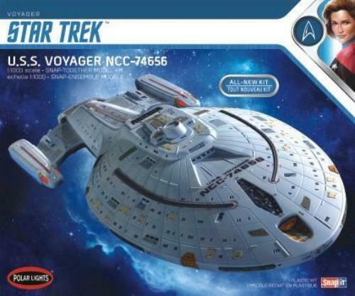 Polar Lights 1/1000 Star Trek U.S.S. Voyager (Snap) 2T Plastic Model Kit