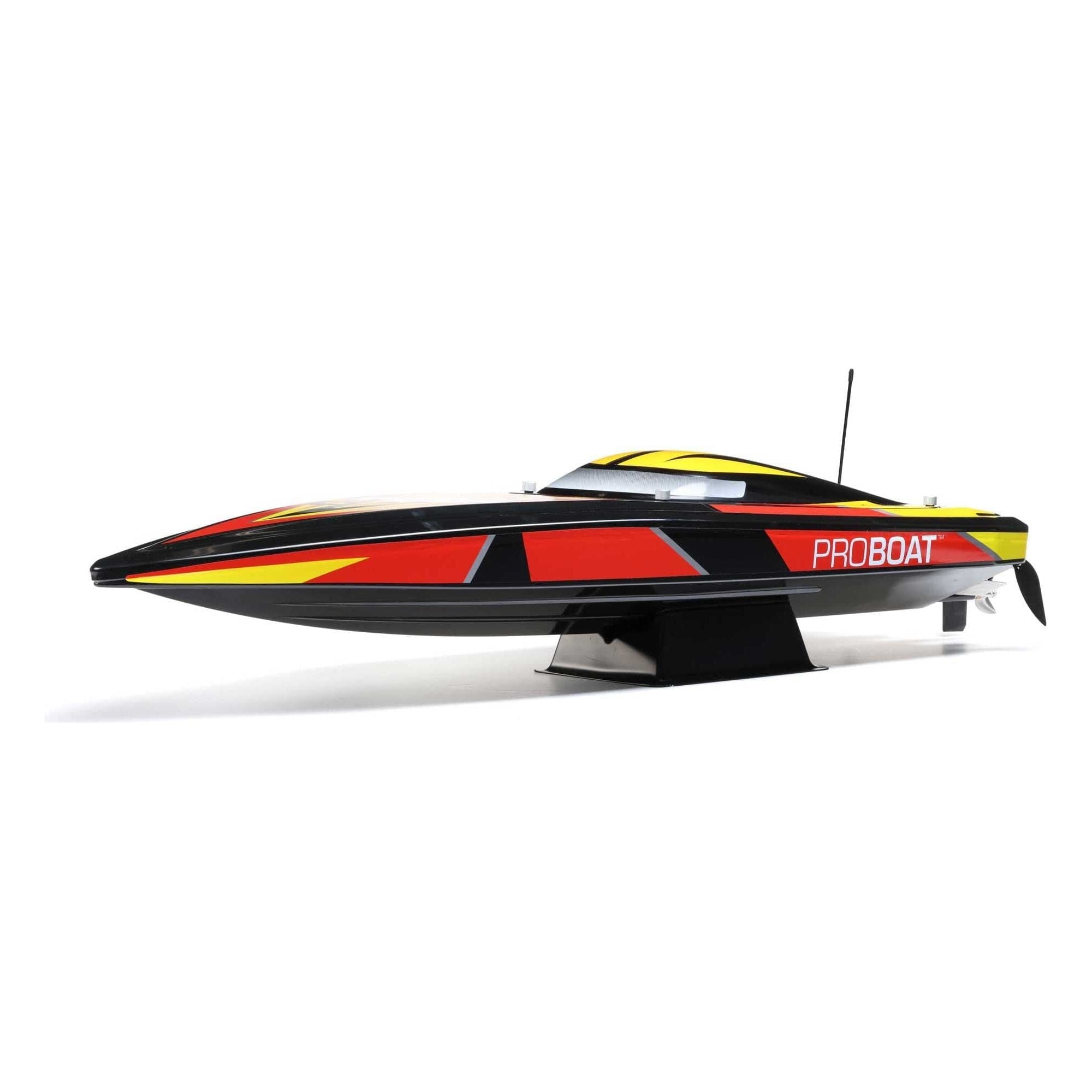 PRO BOAT Sonicwake V2 36inch DeepV Boat, RTR, Black, PRB08032V2T1