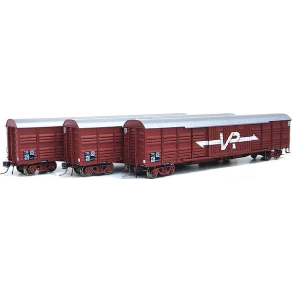 ON TRACK MODELS HO VSX-09 56' Victorian Louvre Vans 3 Pack