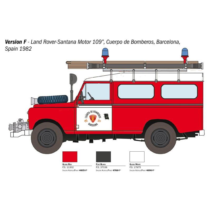 ITALERI 1/24 Land Rover Fire Truck