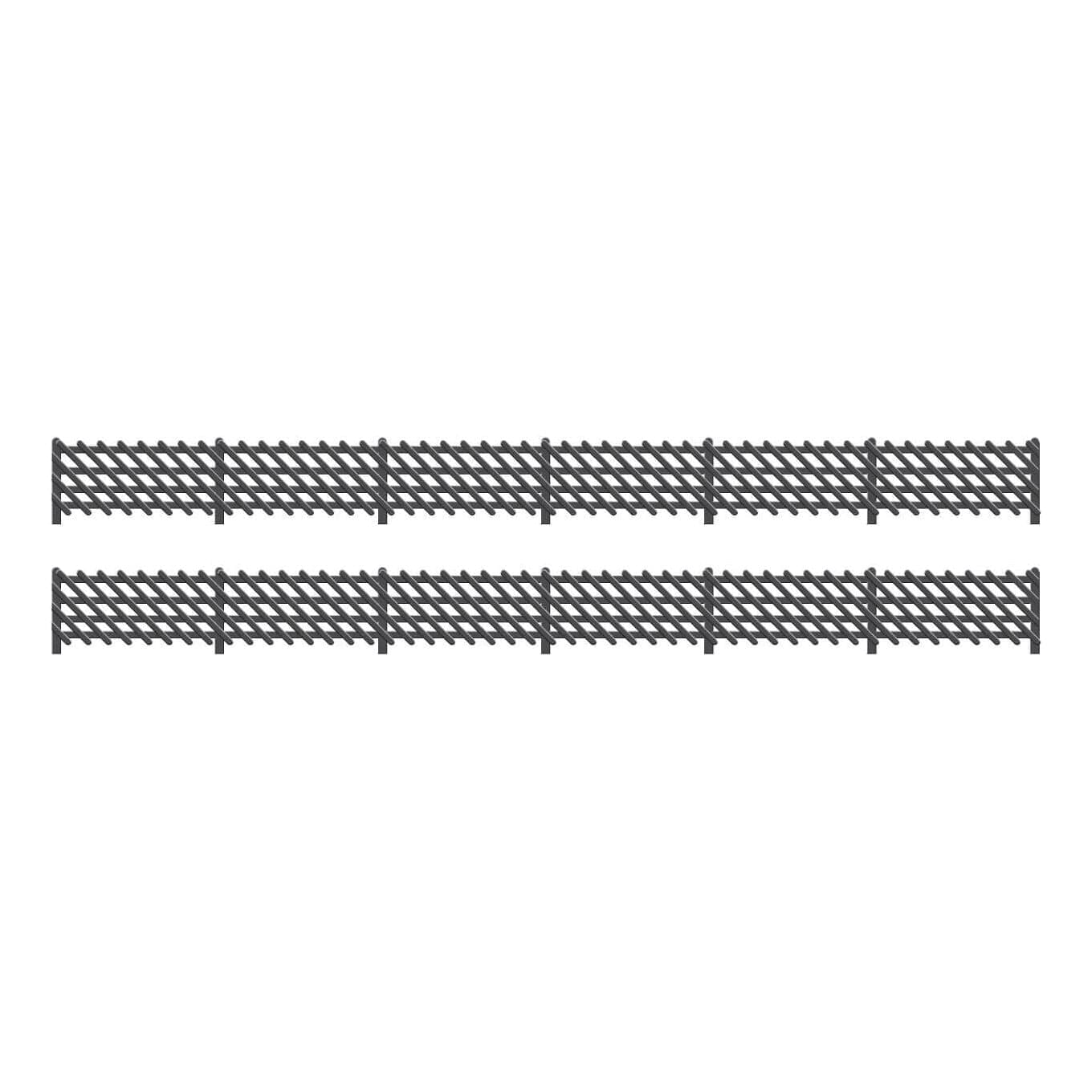 RATIO OO/HO LMS (MR) Station Fencing, Black