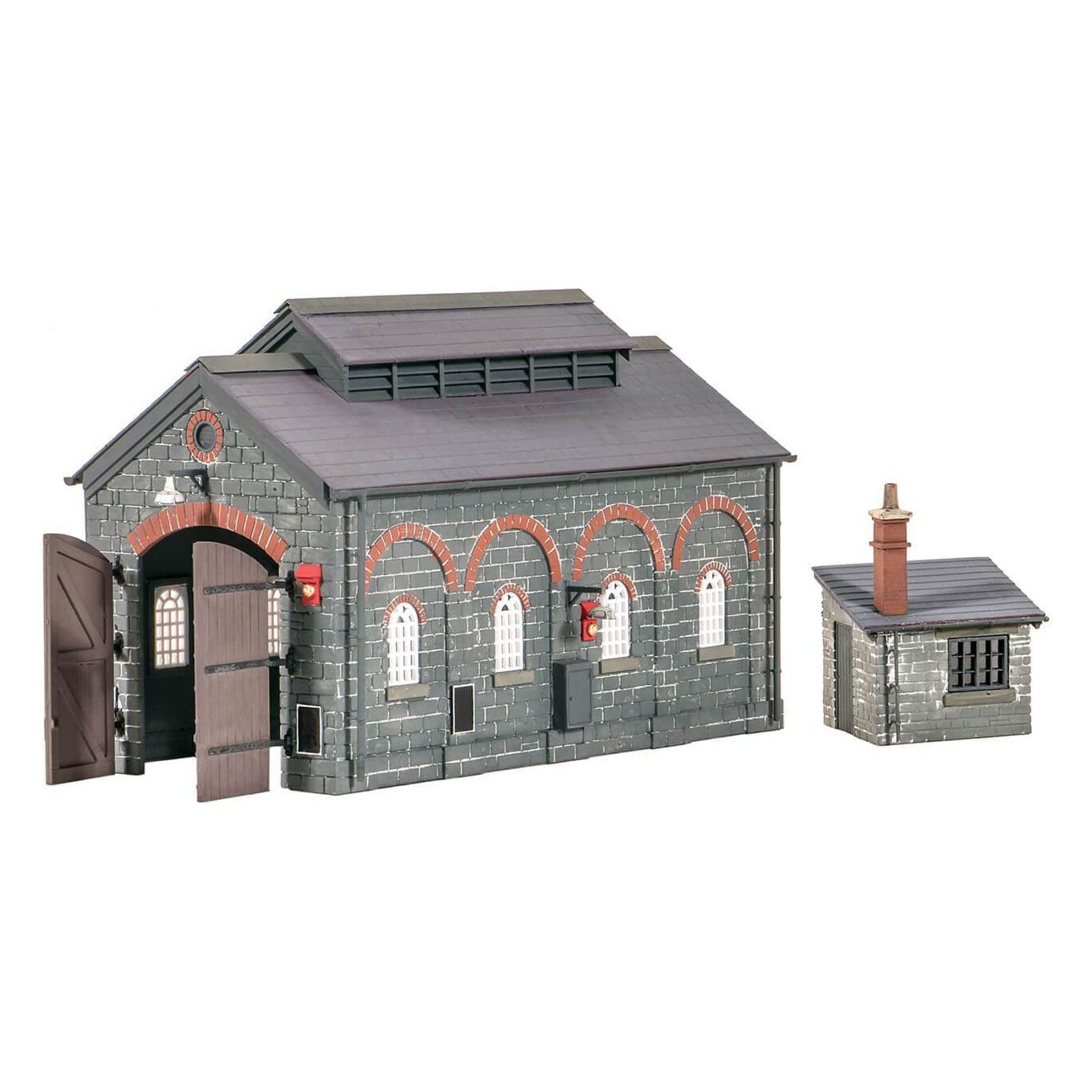 RATIO HO/OO ENGINE SHED INCLUDE HUT