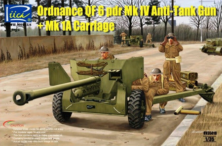 Riich Models 1/35 Ordnance QF 6-Pdr. Mk.IV Late War Infantry Anti-tank Gun (w/Metal barrel)