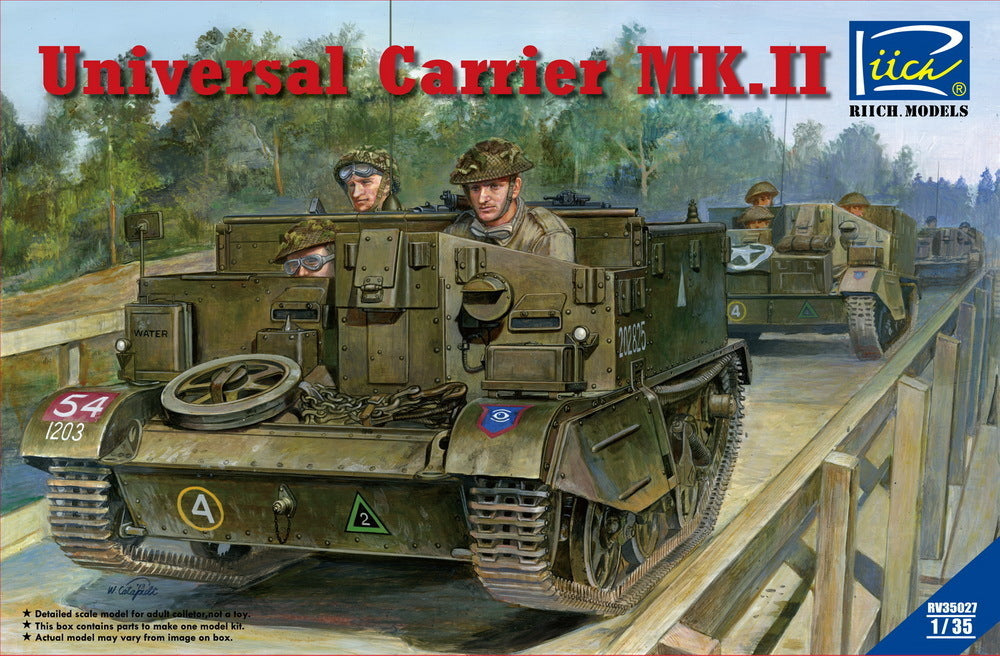 Riich Models 1/35 Universal Carrier Mk.II (full interior) Plastic Model Kit