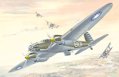 Roden 1/72 HEINKEL HE-111 A Plastic Model Kit