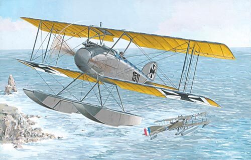 Roden 1/72 ALBATROS W-4 (late) Plastic Model Kit