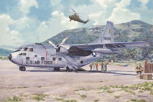 Roden 1/72 Fairchild C-123B Provider Plastic Model Kit