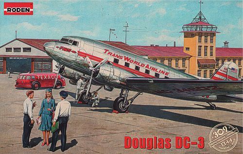 Roden 1/144 Douglas DC-3 Plastic Model Kit