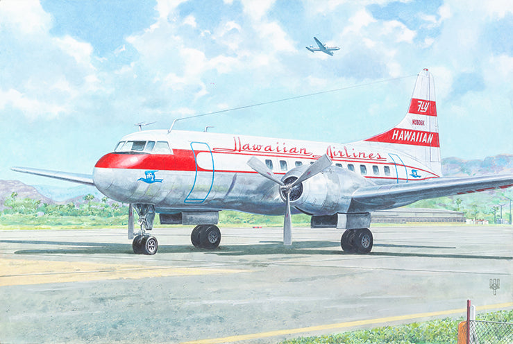 Roden 1/144 Convair CV-340 Hawaiian Airlines and Plastic Model Kit