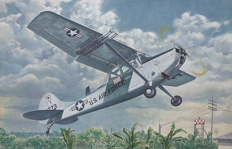 Roden 1/48 L-19/O-1 Bird Dog Plastic Model Kit