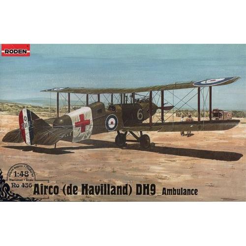 Roden 1/48 De Havilland DH9 (ambulance) Plastic Model Kit