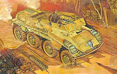 Roden 1/72 Sd.Kfz.234/3 Plastic Model Kit