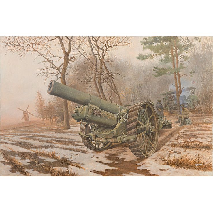 Roden 1/35 BL 8-inch Howitzer Mk.VI Plastic Model Kit