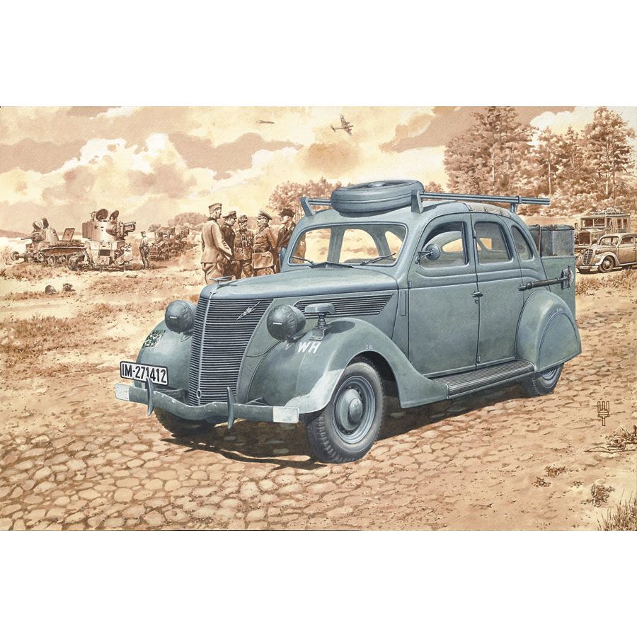 Roden 1/35 Ford V-8-G81A Funkwagen Plastic Model Kit