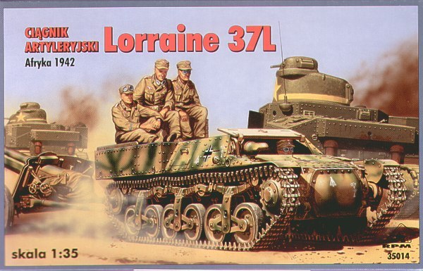 RPM 1/35 Lorrainne 37L Schlepper Armored Tractor Plastic Model Kit