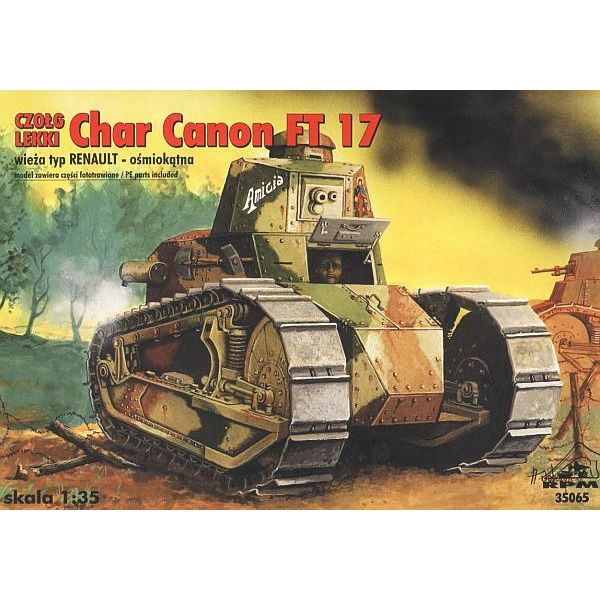 RPM 1/35 Char Canon FT-17 - octagonal turret Plastic Model Kit