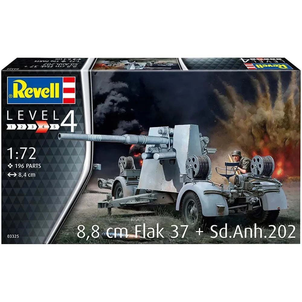 REVELL 1/72 8.8cm Flak 37 + sd.Anh.202