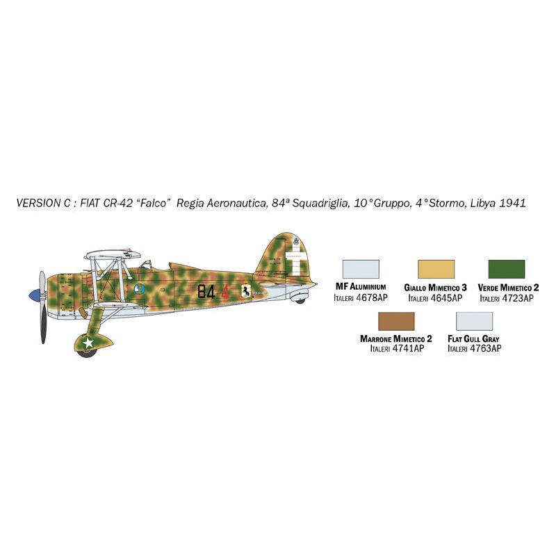 ITALERI 1/72 Fiat CR.42 Falco Battle of Britain 80th Anniversary