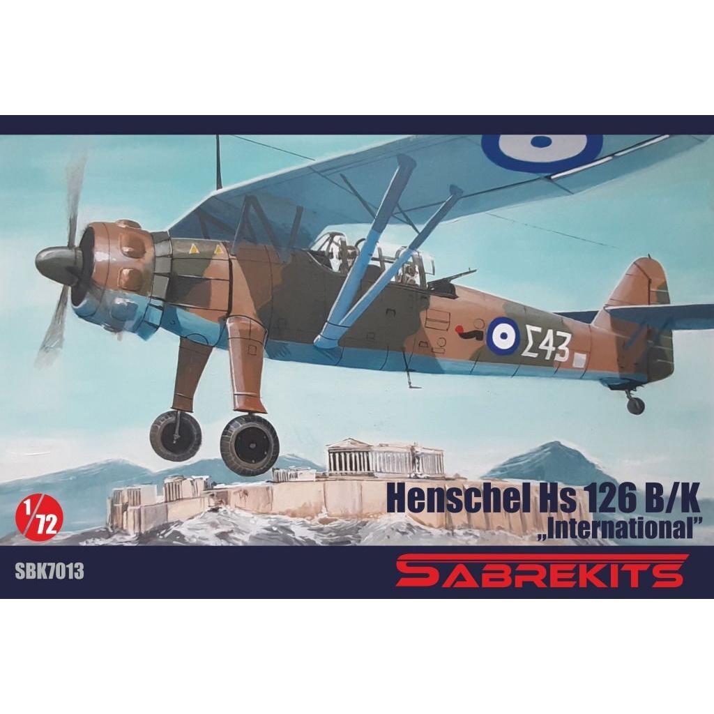 SabreKits 1/72 Hs 126 "Internationa'l Plastic Model Kit