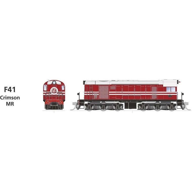 SDS MODELS HO WAGR F Class F41 Crimson MR DCC Sound