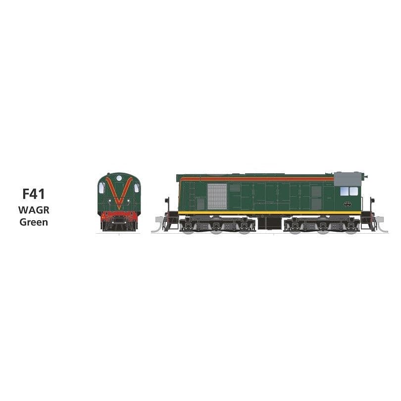 SDS MODELS HO WAGR F Class F41 WAGR Green