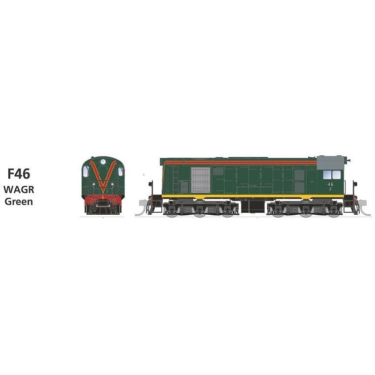 SDS MODELS HO WAGR F Class F46 WAGR Green