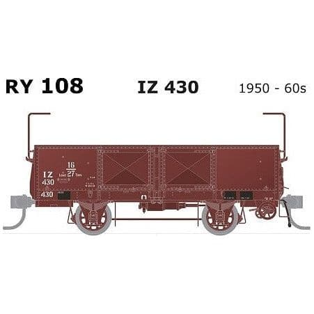 SDS MODELS HO VR IZ Wagon IZ 430 1950 - 60s