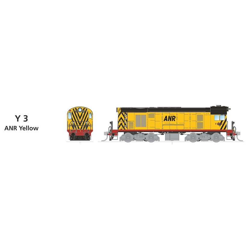 SDS MODELS HO TGR Y Class Y3 ANR Yellow