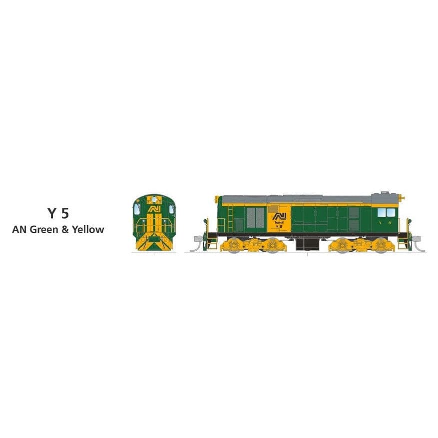 SDS MODELS HO TGR Y Class Y5 AN Green & Yellow