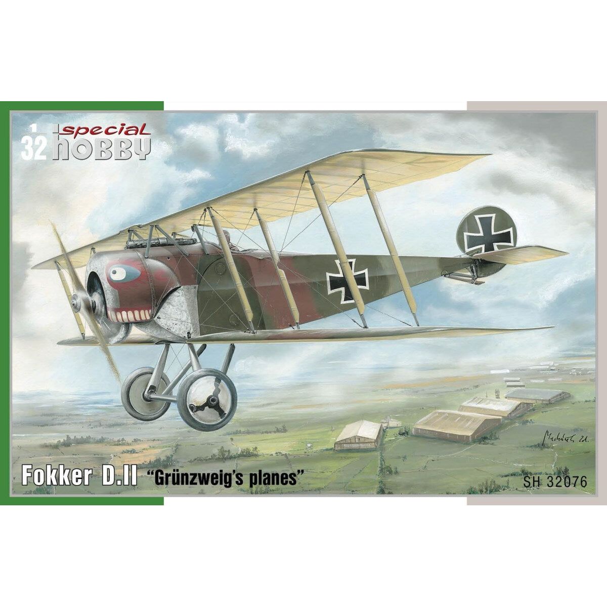 Special Hobby 1/32 Fokker D.II "GrÃ¼nzweig`s Planes" Plastic Model Kit