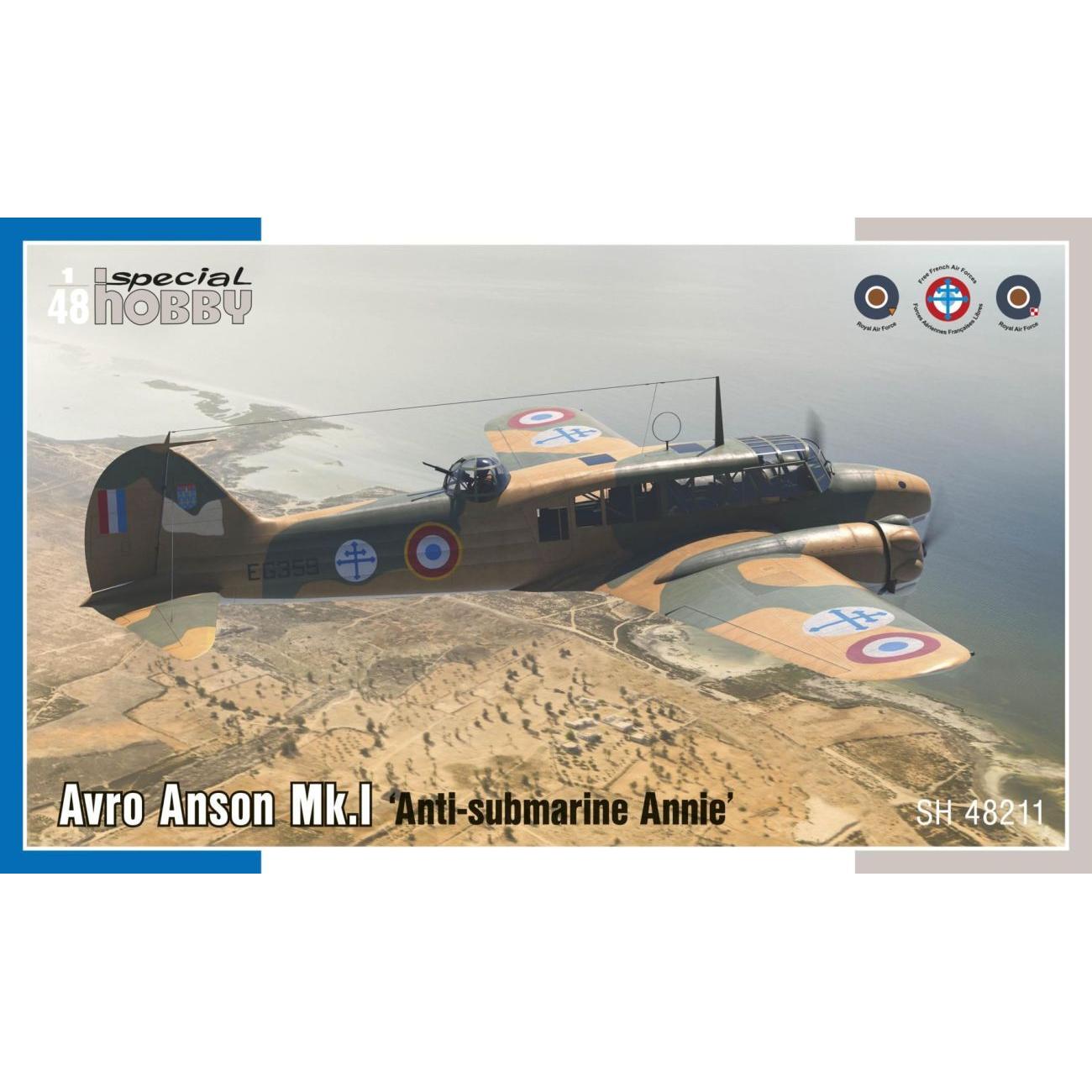 Special Hobby 1/48 Avro Anson Mk.I â€˜Anti-submarine Annieâ€™ Plastic Model Kit