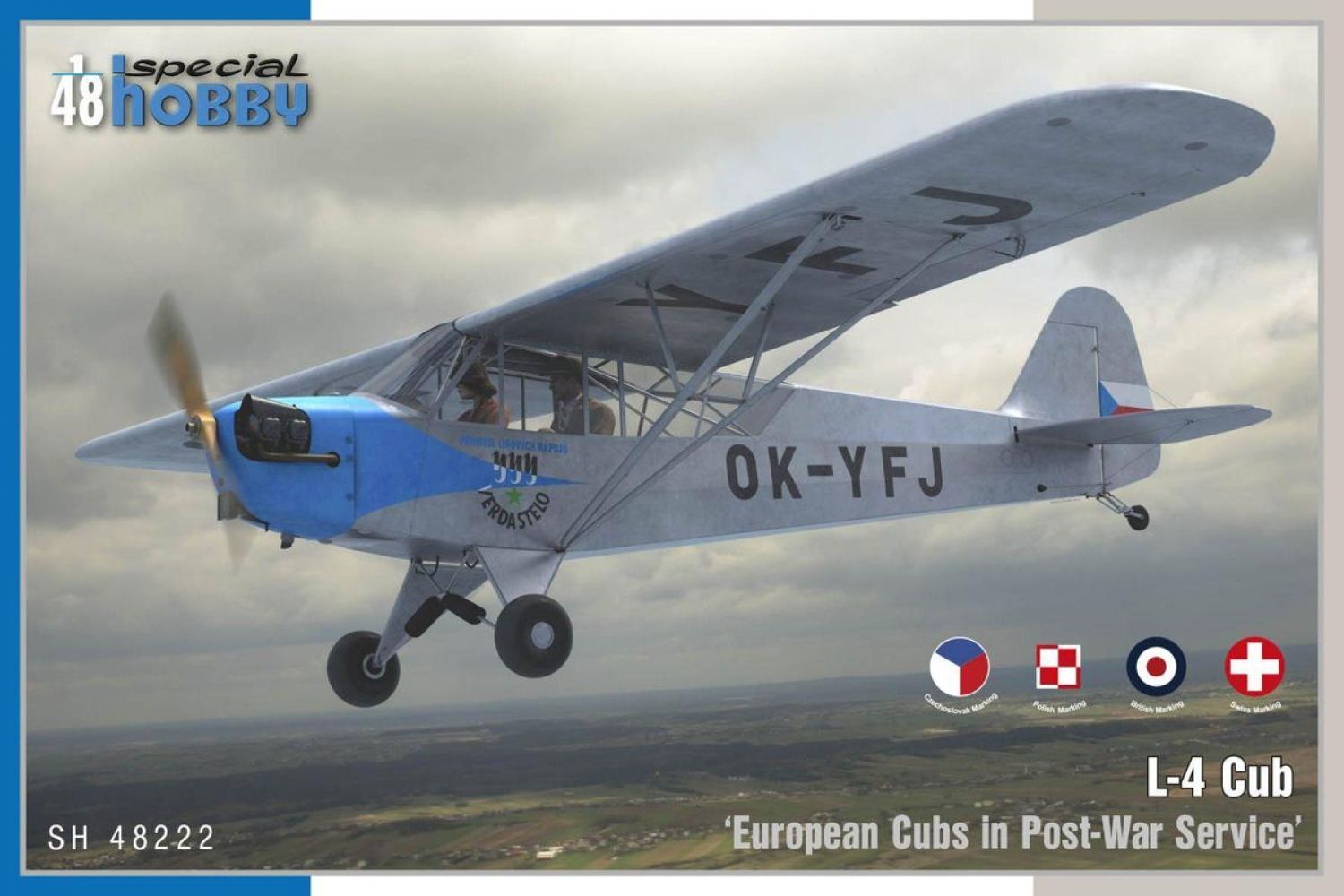 Special Hobby 1/48 L-4 â€˜Cub in Post War Serviceâ€™ Plastic Model Kit